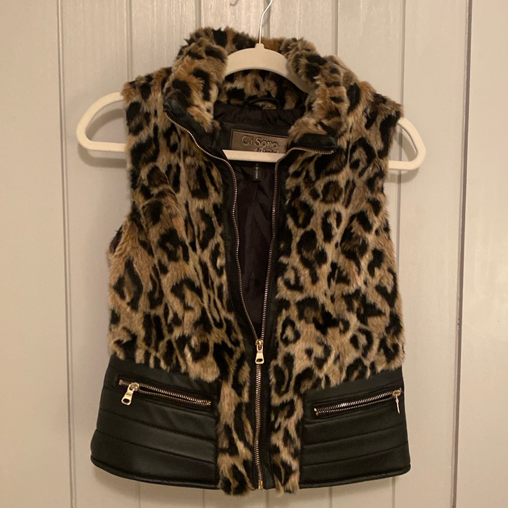 Ci Sono Cheetah Vest